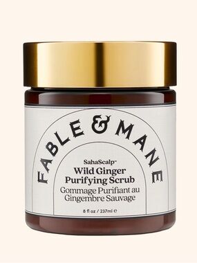 Fable & Mane SahaScalp Wild Ginger Purifying Scrub, Brand New, MSRP $36